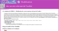 Desktop Screenshot of ehess.modelisationsavoirs.fr