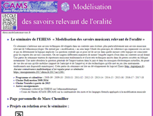 Tablet Screenshot of ehess.modelisationsavoirs.fr